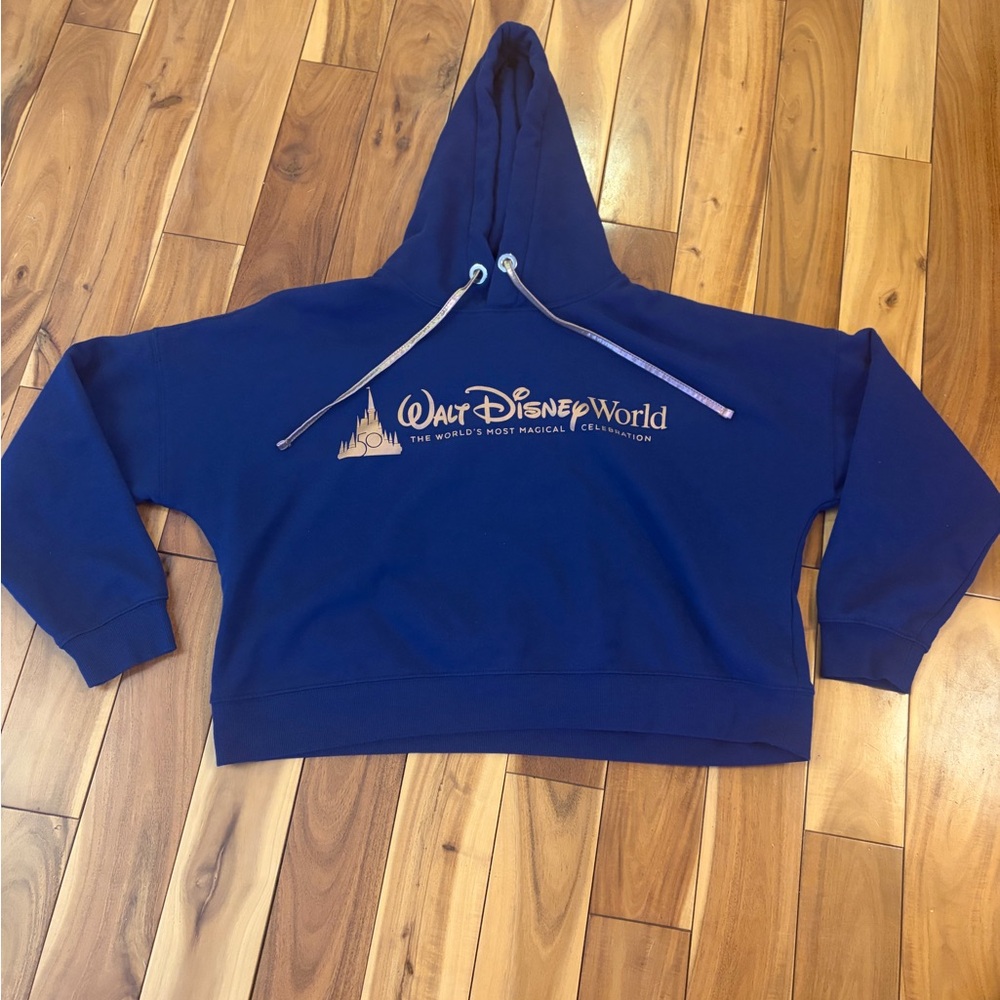 50th Anniversary Walt Disney Cropped Hoodie